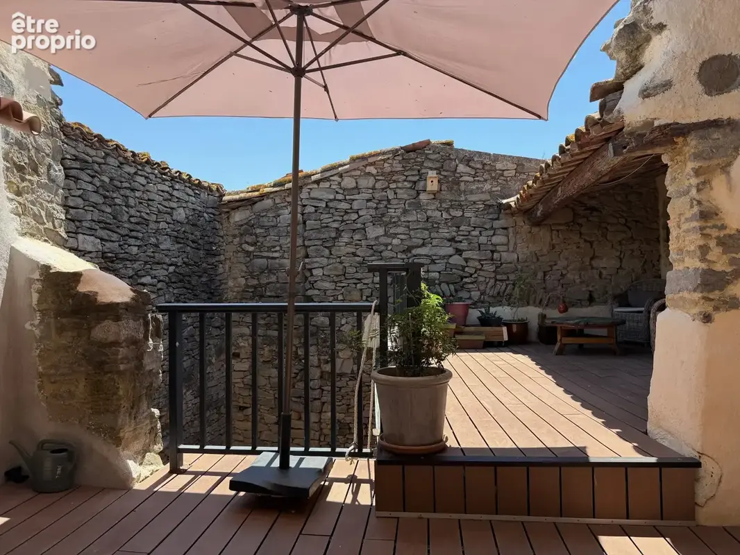 Maison de village rénovée avec patio et terrasse tropézienne – Siran (Minervois) - photo 13