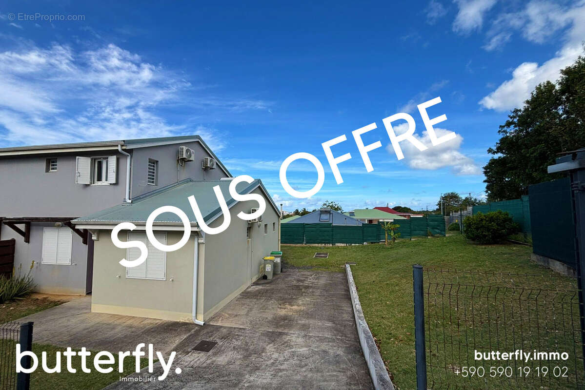 Maison 80m2 + jardin - résidence sécurisée - Le Moule - photo 2