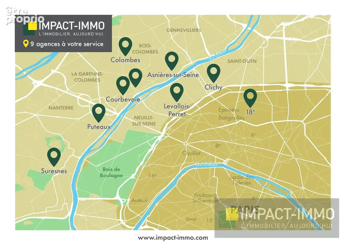 Emplacement unique pour ce 5 pièces Mairie d'Asnières - photo 15