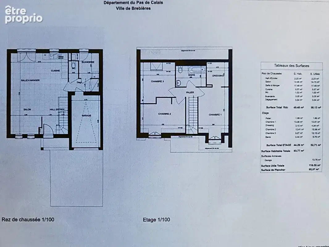 Brebieres  Maison 3 chambres 93 m2 - photo 2