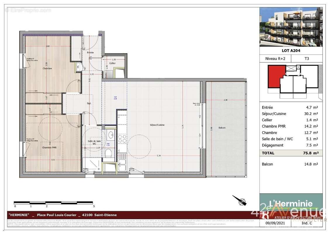 Appartement à SAINT-ETIENNE