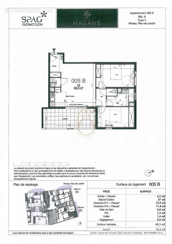 Appartement à SAINT-JEAN-DE-VEDAS
