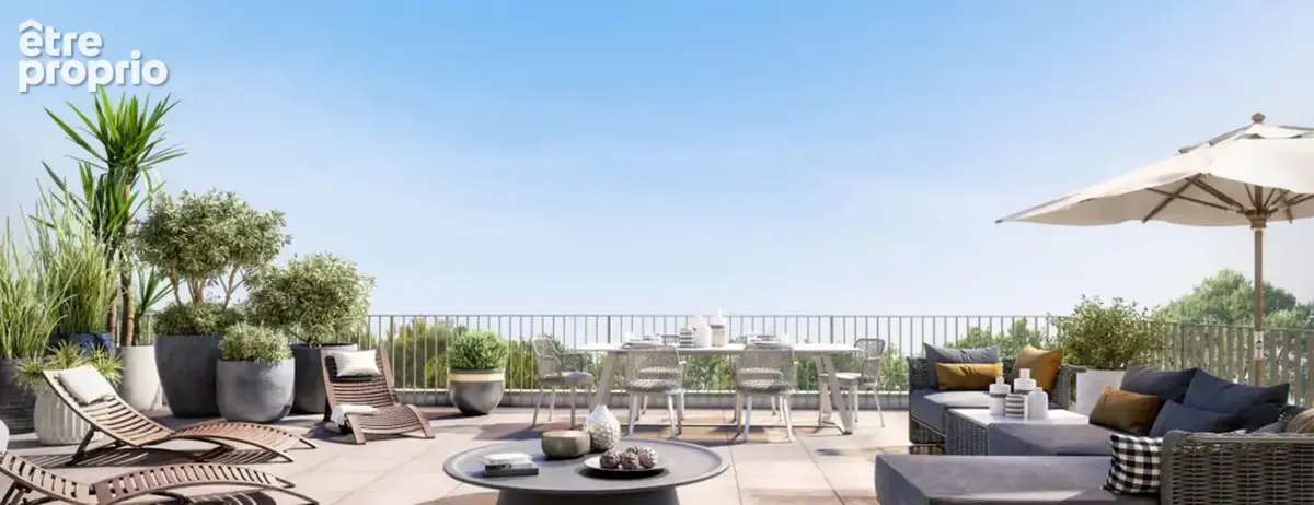 Magnifique t4 de 95m²  traversant avec toit terrasse de 105m2 - photo 1