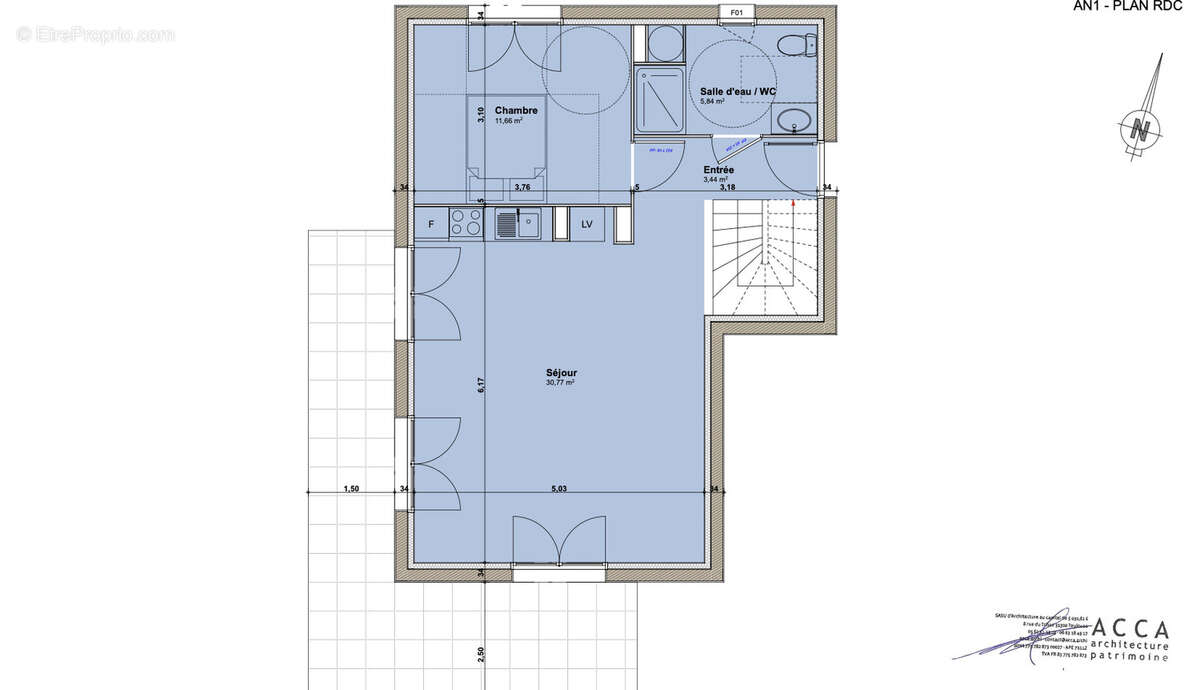 Terrain à bâtir avec permis accordé pour maison 4 chambres trois points d'eau  le haillan - photo 3