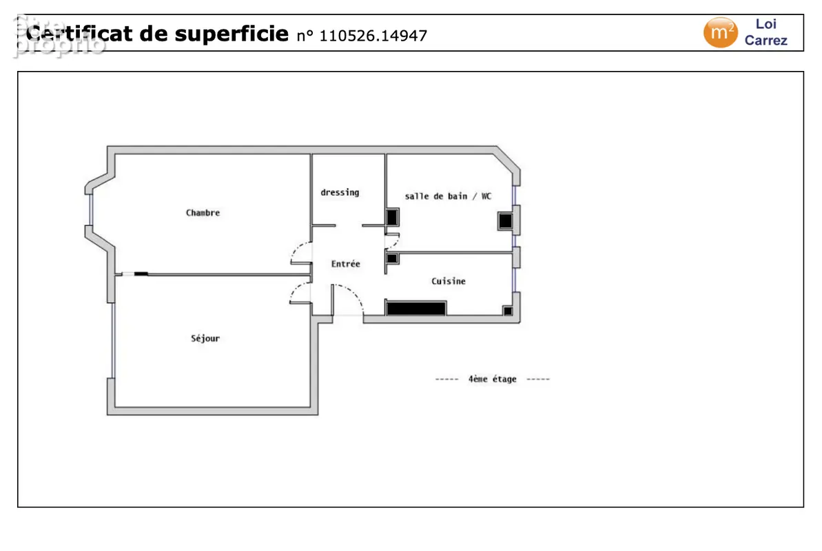 Appartement Paris 2 pièce(s) 52.18 m2 - photo 9