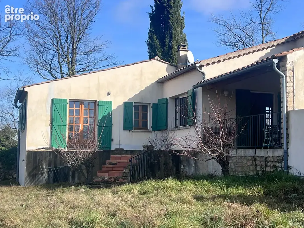 Maison de plain-pied avec piscine et terrain de plus d'1 hectare ,Secteur Barjac - photo 8