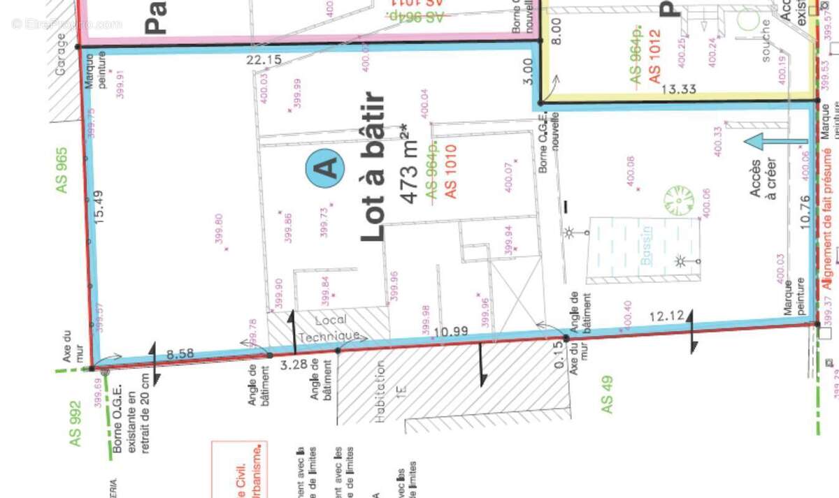 Terrain à SAINT-GEORGES-D&#039;ESPERANCHE