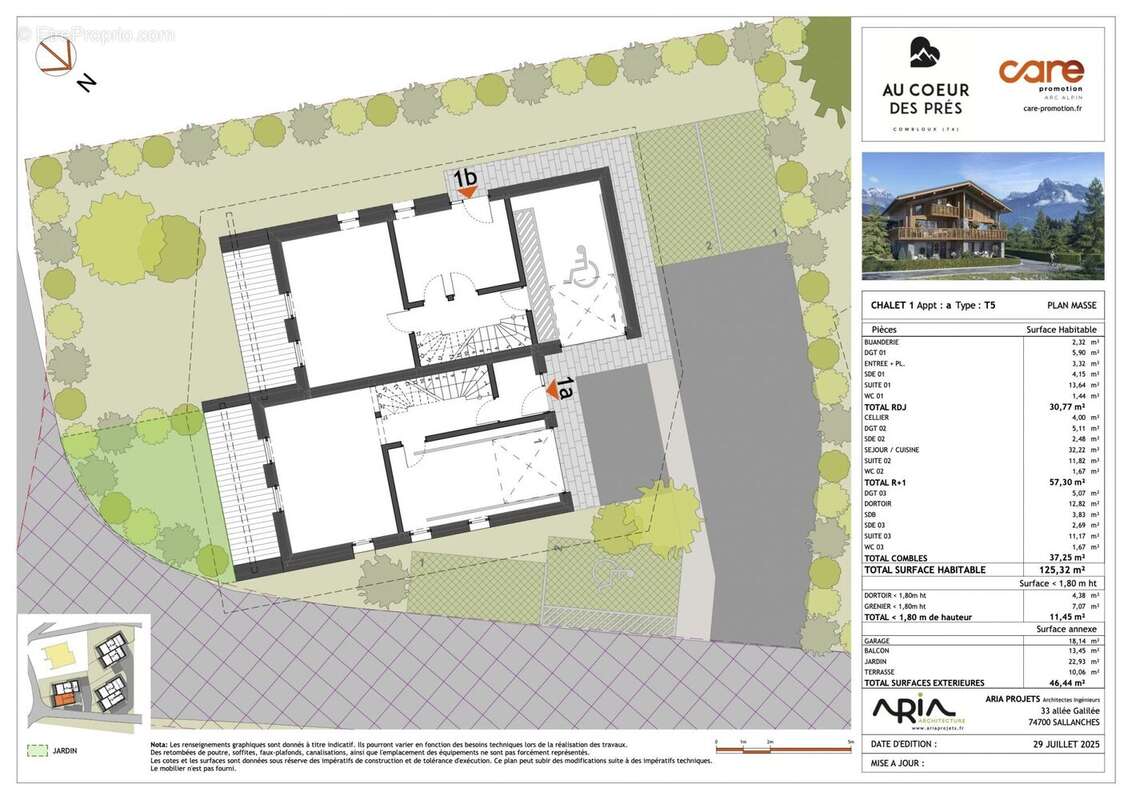 Appartement à COMBLOUX