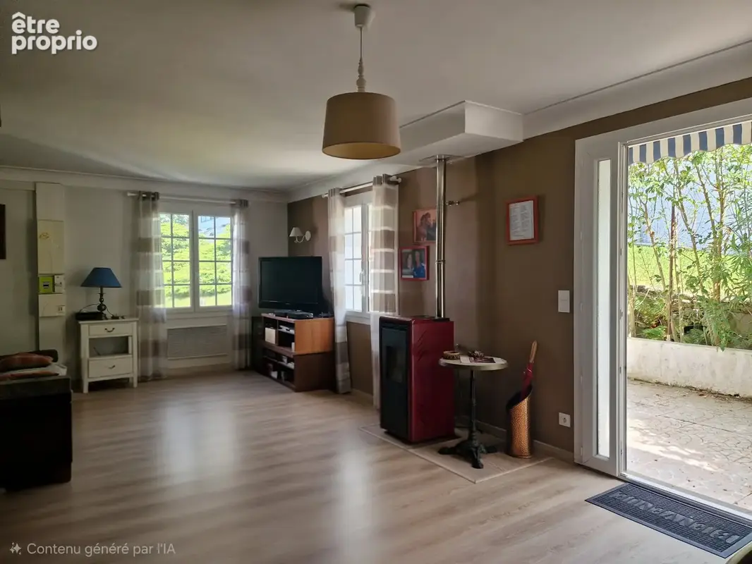 Ciboure : Appartement traversant de 87,55 m2 avec terrasse et garage - photo 1