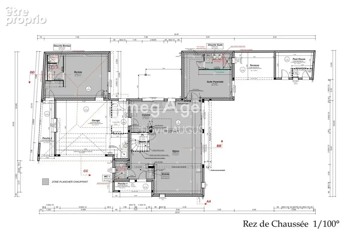 Maison d'architecte 2021, piscine, pool house, garage double - photo 14