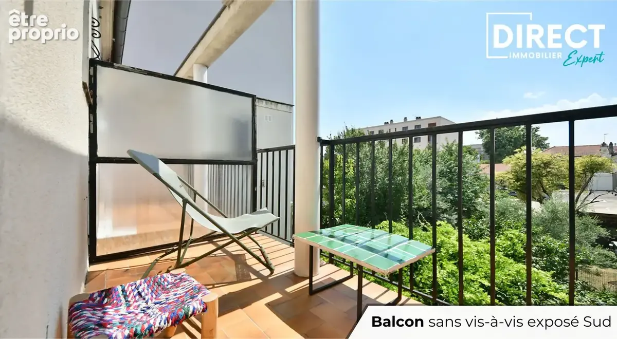Centre ville : app 2/3p en dernier etage traversant + jardin de 50m2 + balcon + cave - photo 4