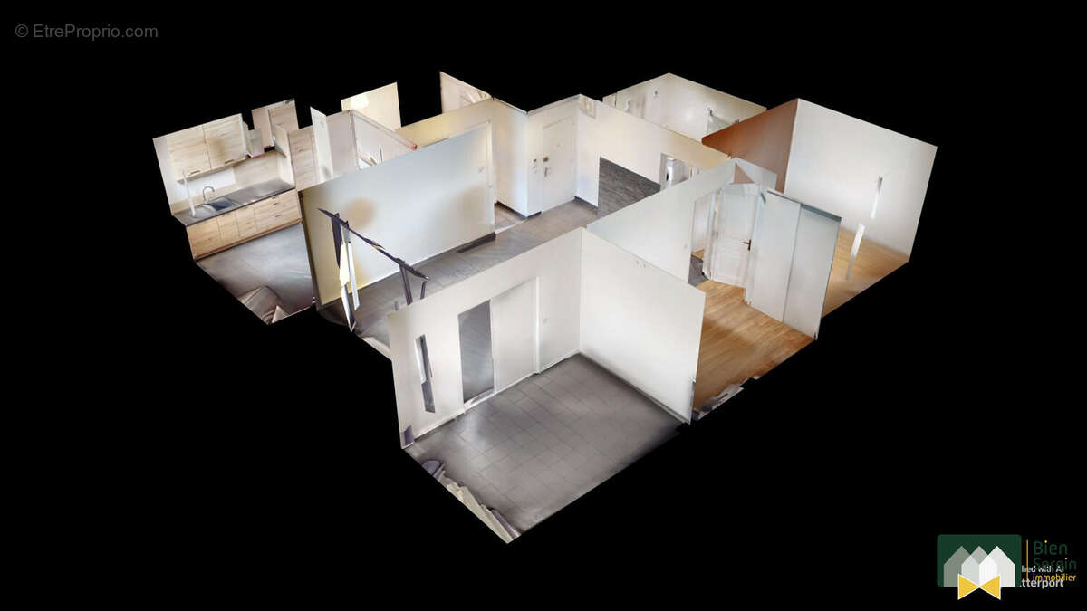 Plan 3D - Appartement à LUCE