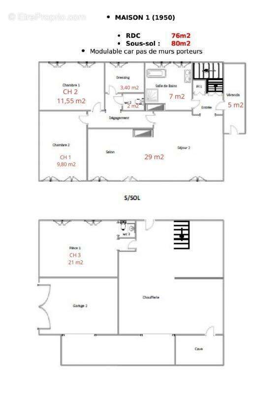 Maison à MARCILLY-LE-HAYER