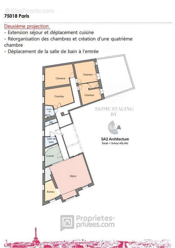 Appartement à PARIS-18E