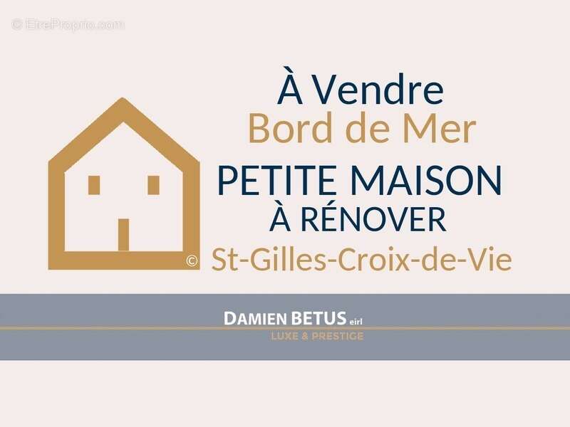 Maison à SAINT-GILLES-CROIX-DE-VIE