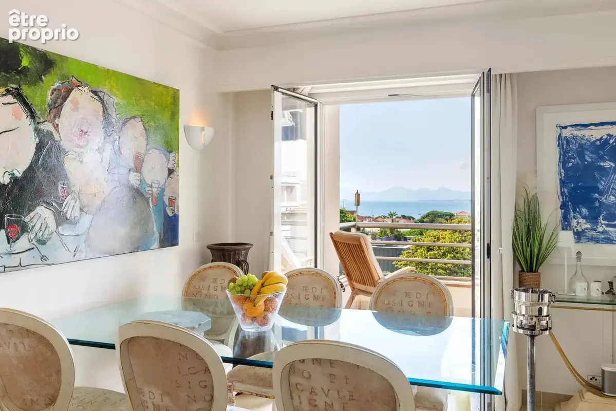 Exclusivité - Début Cap d'Antibes - Beau 3 pièces avec grande terrasse et vue panoramique mer - Piscine - Parc - Garage - Cave - photo 9