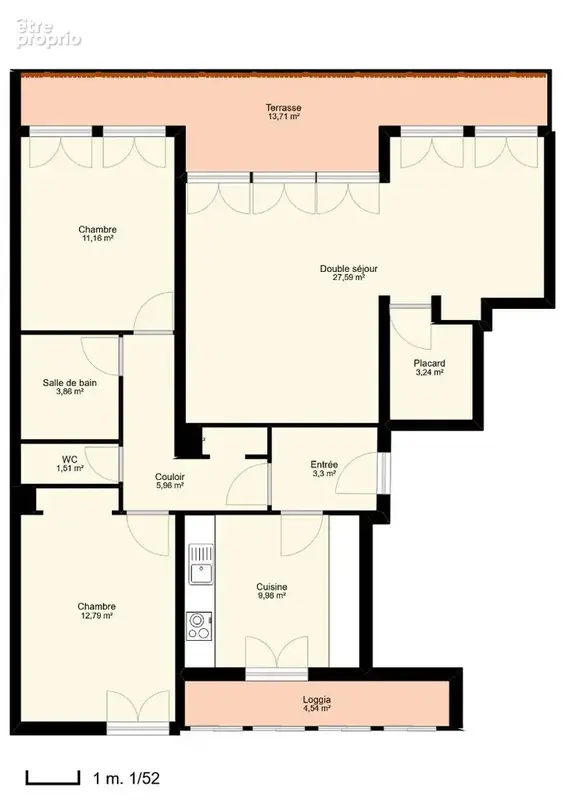 Appartement Marignane 4 pièce(s) 80 m2 - photo 15
