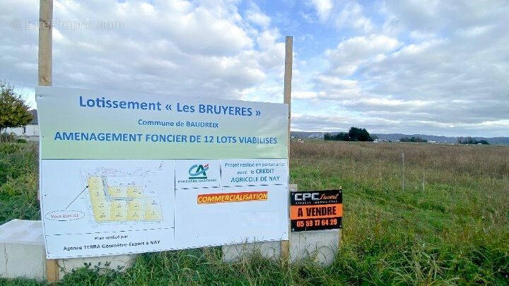 Terrain à BAUDREIX