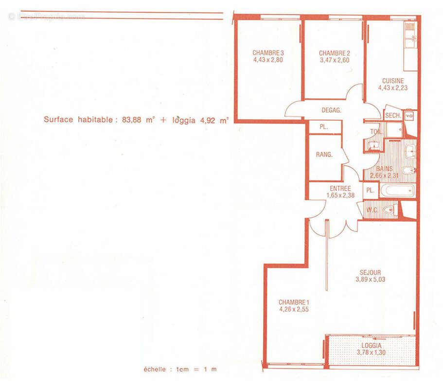 Appartement à PARIS-20E