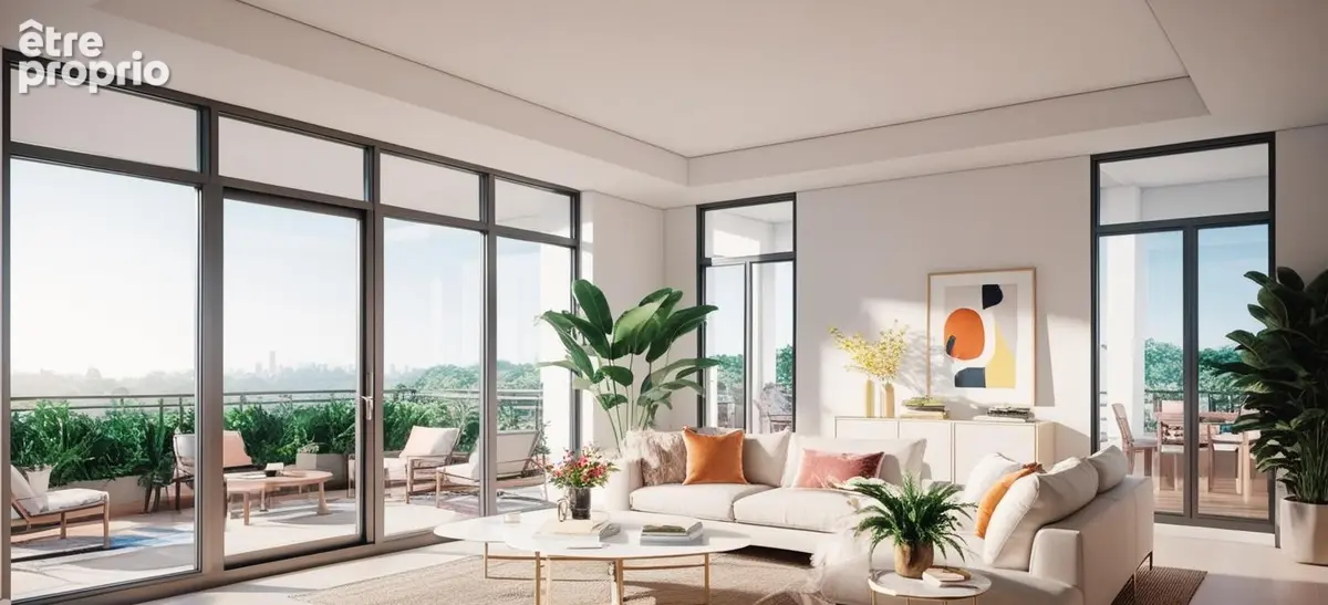 Magnifique t4 de 95m²  traversant avec toit terrasse de 105m2 - photo 2