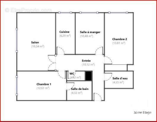 Appartement à PARIS-12E