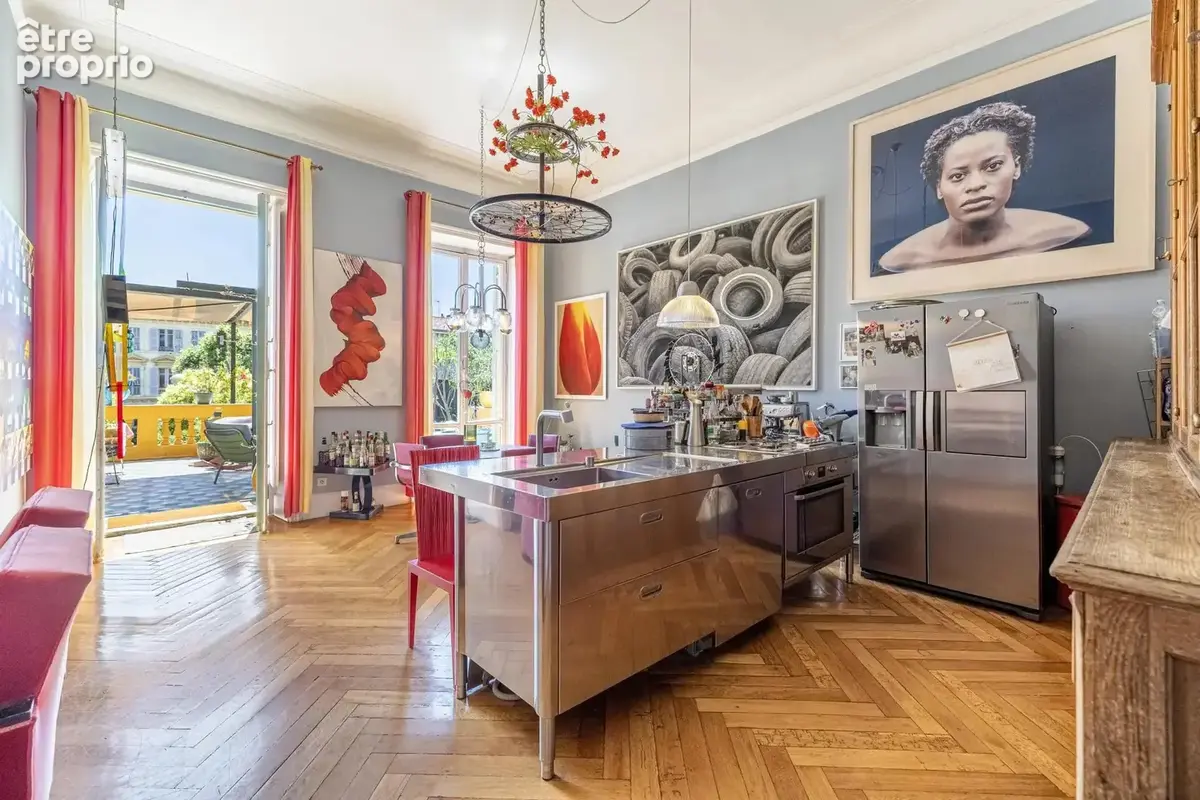 Nice - Bas-Cimiez – Appartement d'exception de 110m² avec terrasse de 70m² dans un Hôtel particulier Belle Epoque - photo 3