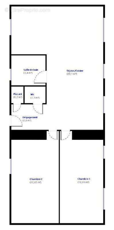 Appartement à TOURRETTE-LEVENS