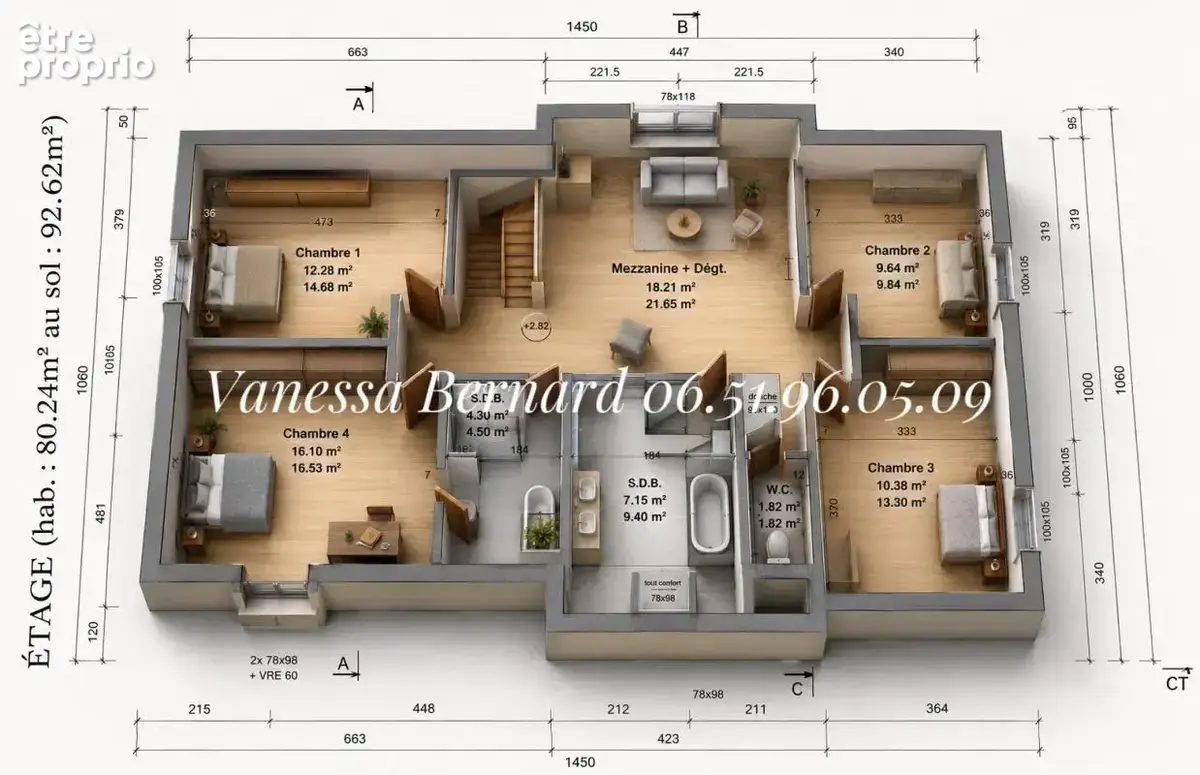 14130 Maison de 175 m² 5 chambres proche Pt L'Evêque 595 000 Euros - photo 13