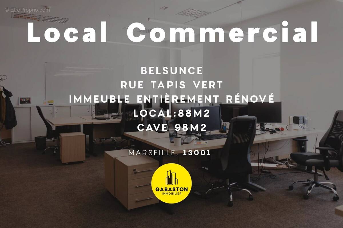 Commerce à MARSEILLE-1E