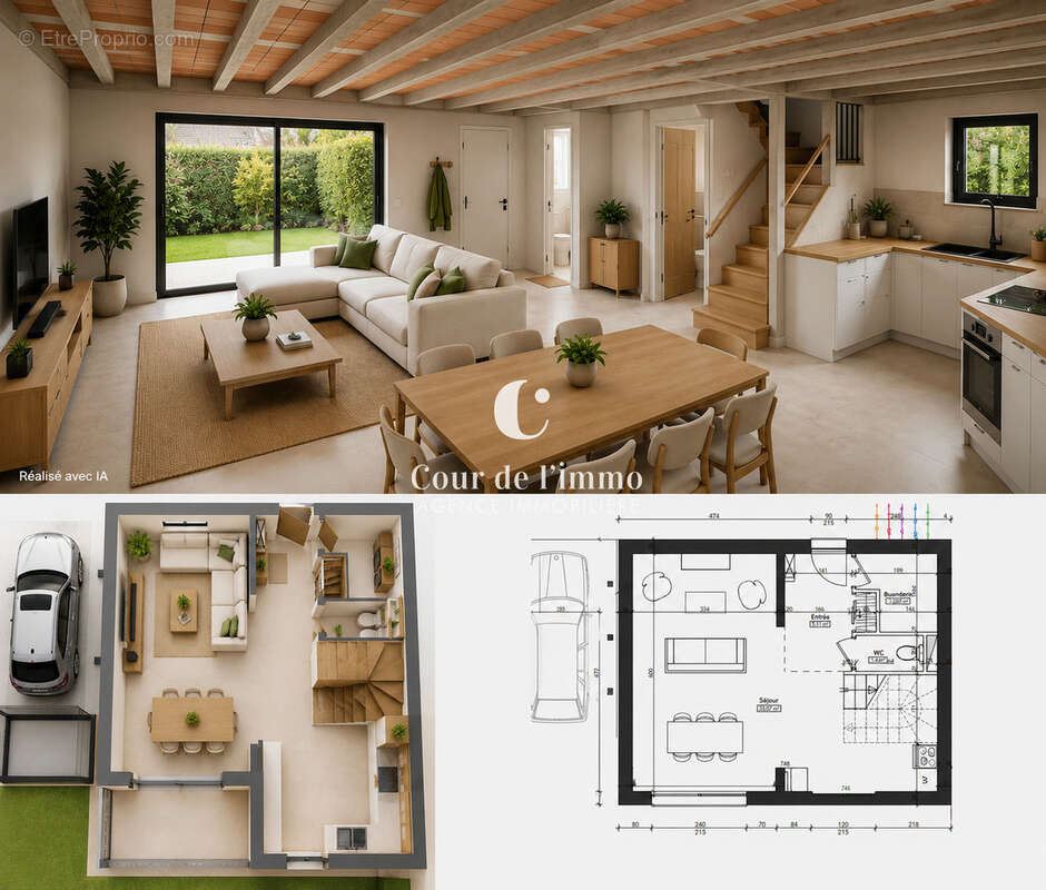 Faucigny - maison 3 chambres a vendre - photo 2