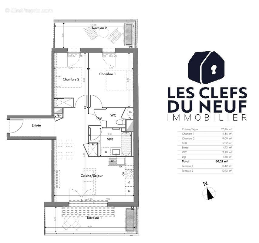 Appartement à TOULOUSE
