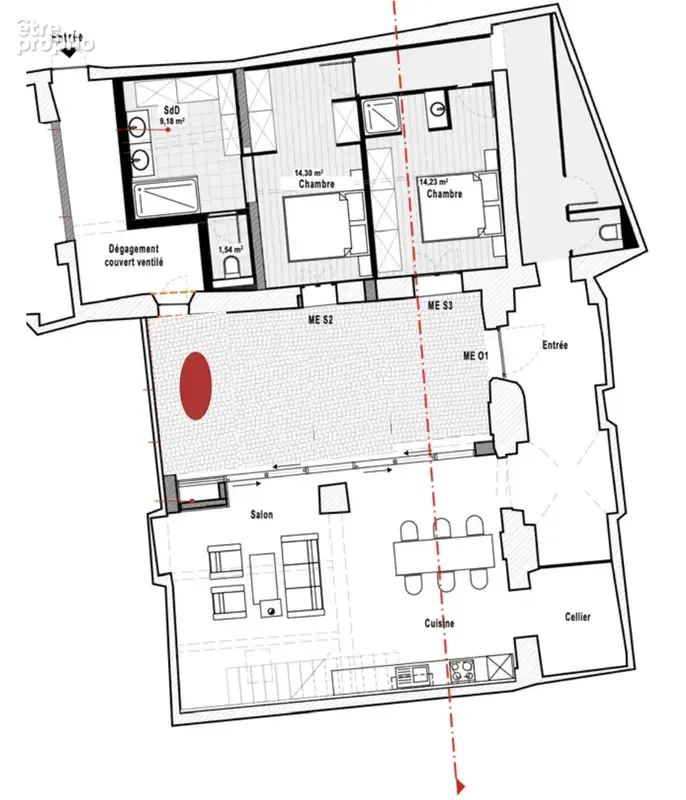 Appt t5 à réhabiliter - centre aix - projet unique - photo 15