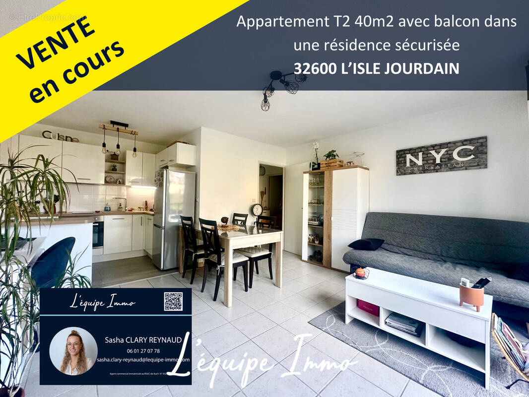 Appartement à L'ISLE-JOURDAIN
