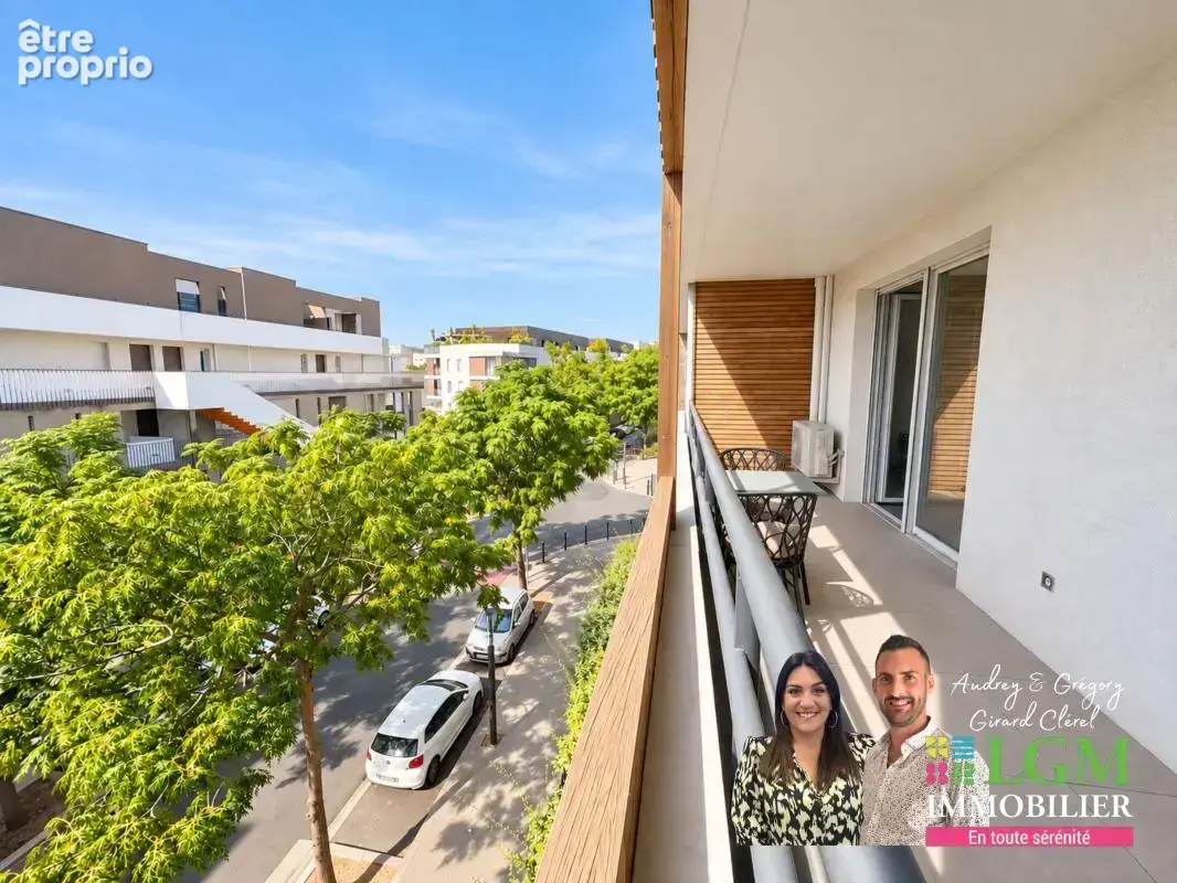 Montpellier sabines – terrasse plein sud & parking – t2 dpe b - photo 11