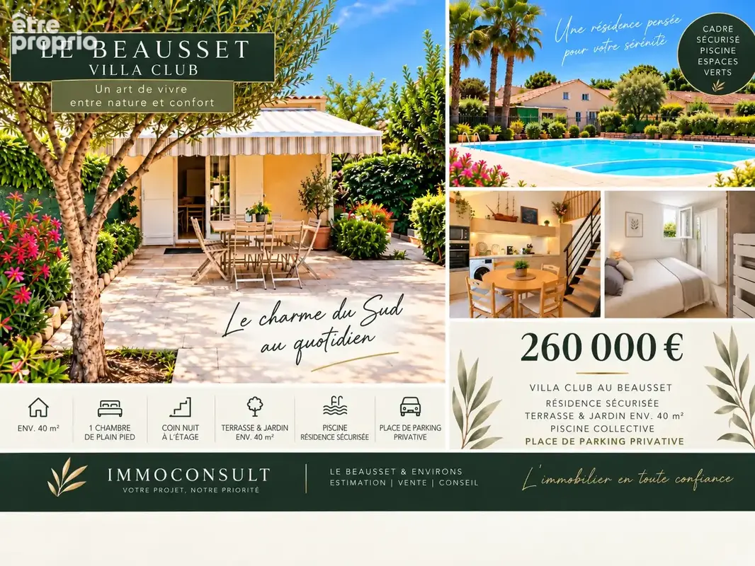 Photo Maison à Le Beausset au prix de 260 000€
