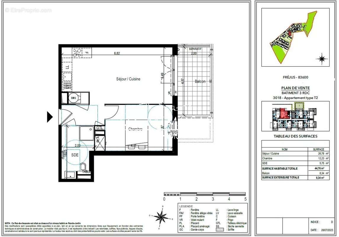Appartement à FREJUS