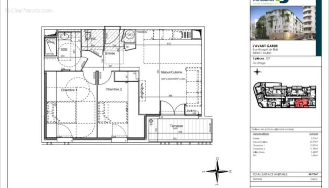 Appartement à TOULON