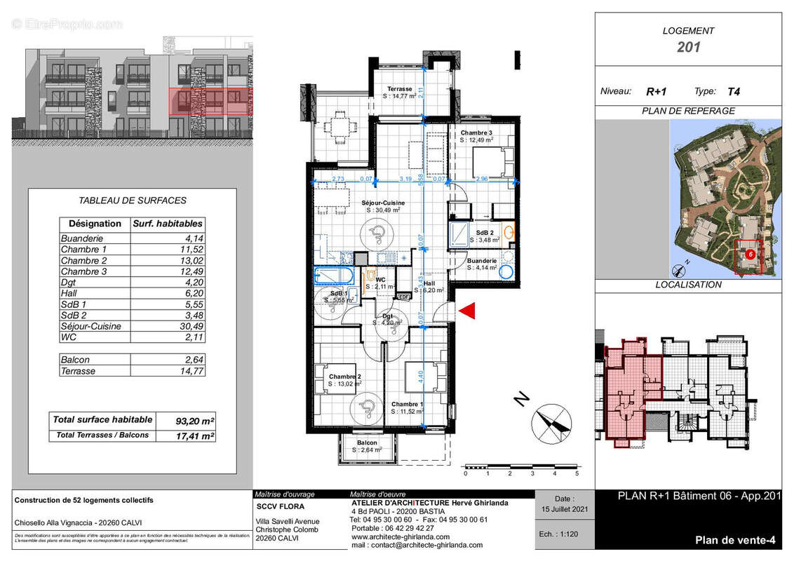 Appartement à CALVI