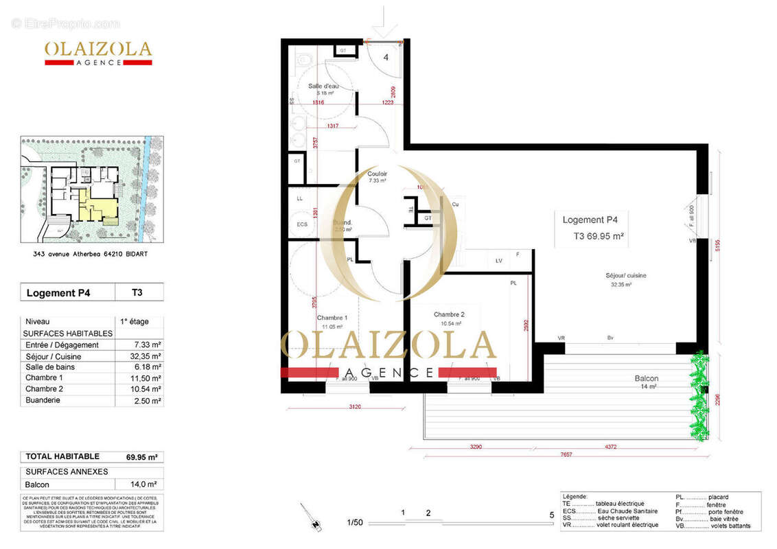 Appartement à BIDART