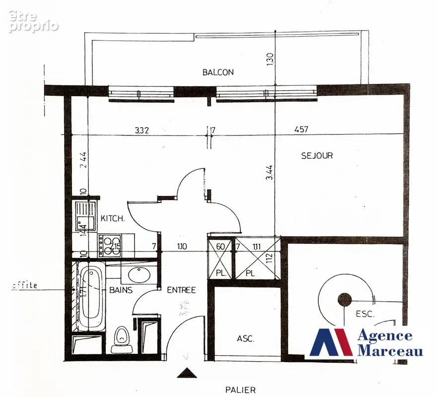 F2 avec balcon+ Cave & Box en option - photo 11