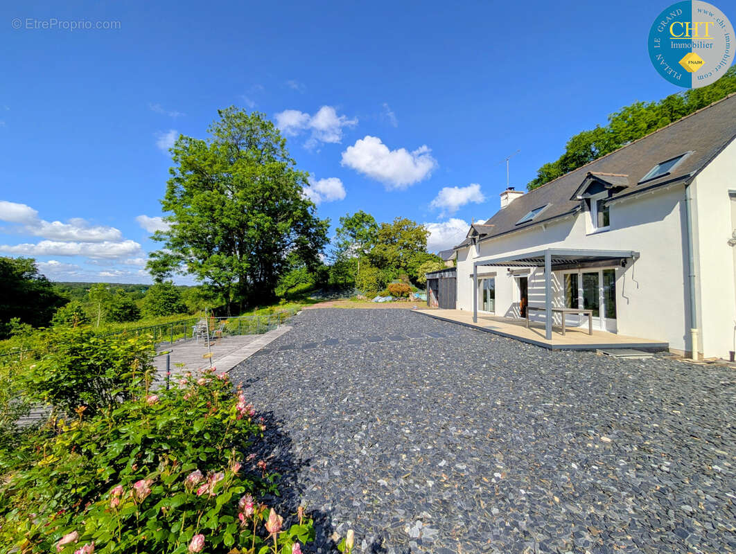 Exclusivité : magnifique maison et son étang privatif   paimpont (35380) avec cht immobilier - photo 39