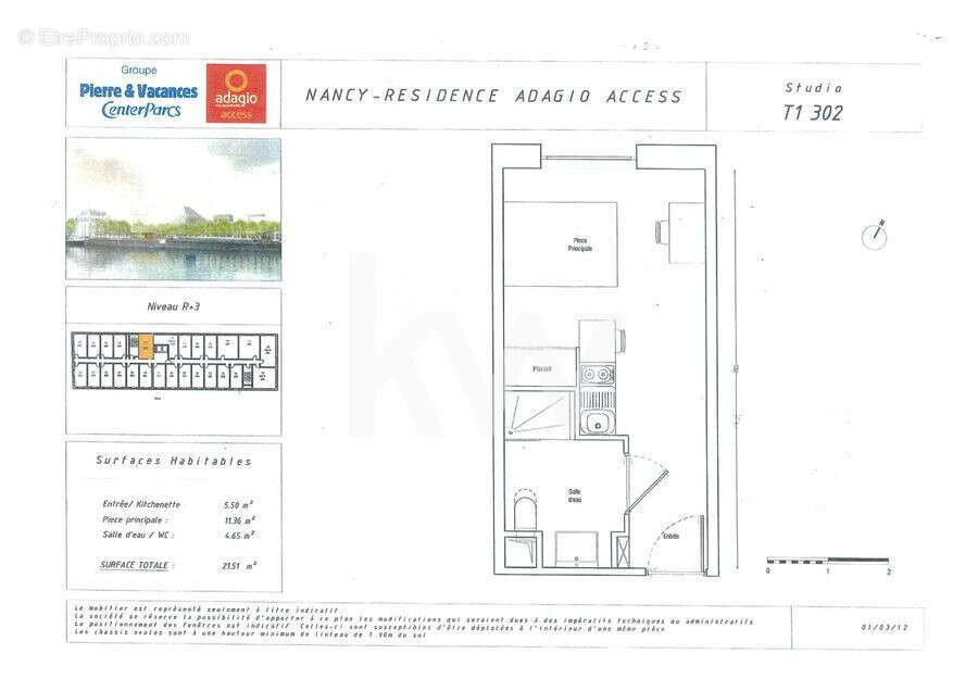 Appartement 21 m² à Nancy  - photo 8