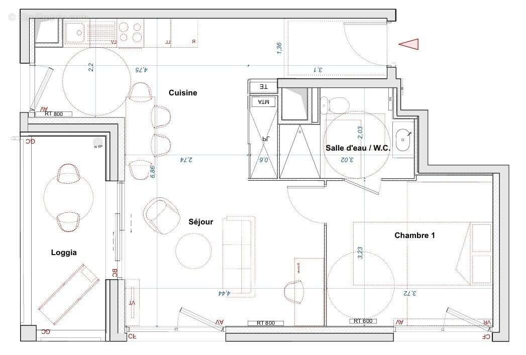 Appartement à BORDEAUX