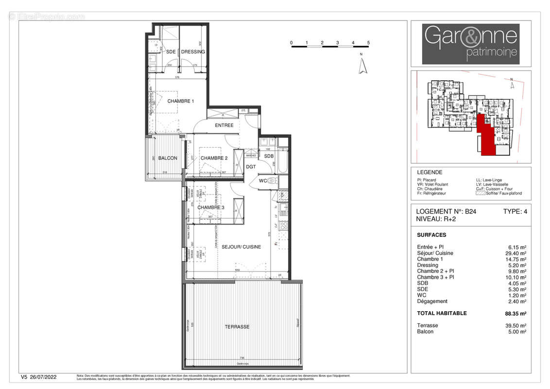 Appartement à ESCALQUENS