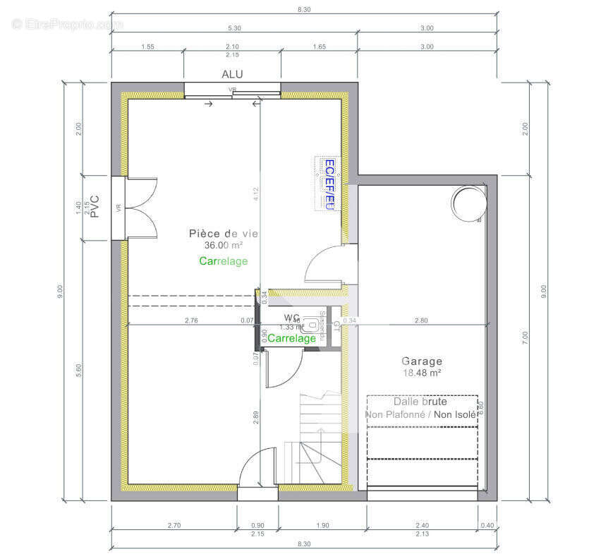 Maison à CHALAMONT