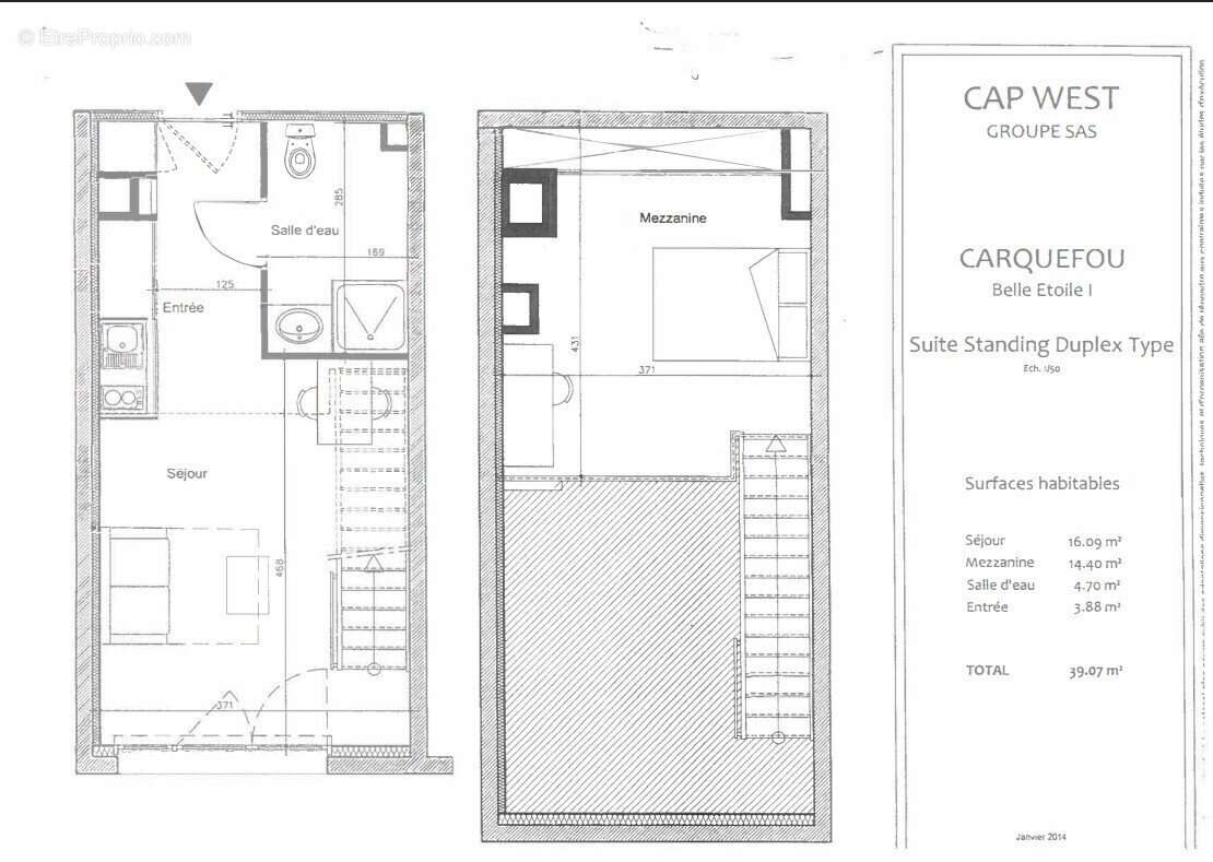 Appartement à CARQUEFOU