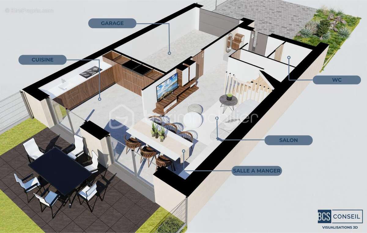 Maison à SAINTE-MARIE-AUX-CHENES