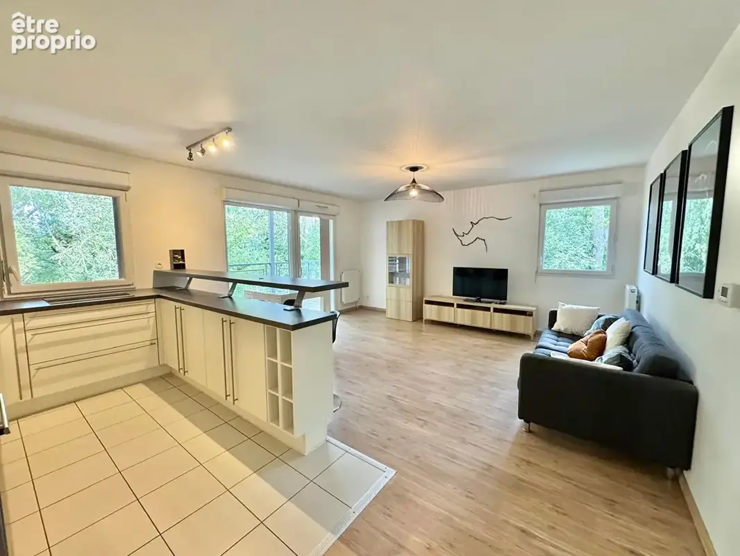 Appartement T3 sans vis-à-vis dans résidence arborée avec balcon et 2 parkings - photo 3