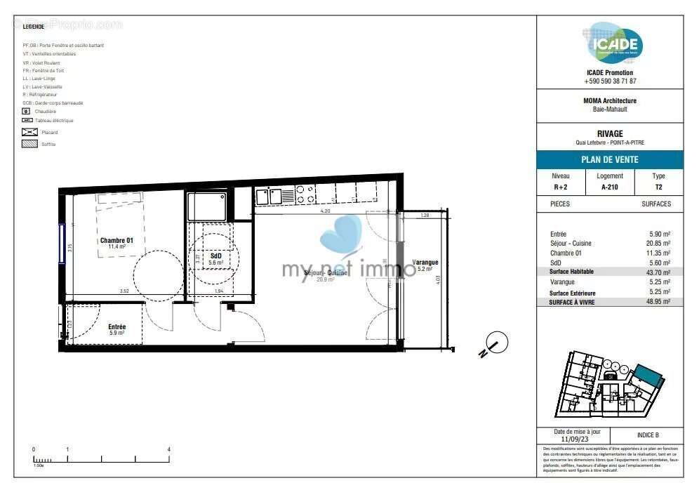 Appartement à POINTE-A-PITRE