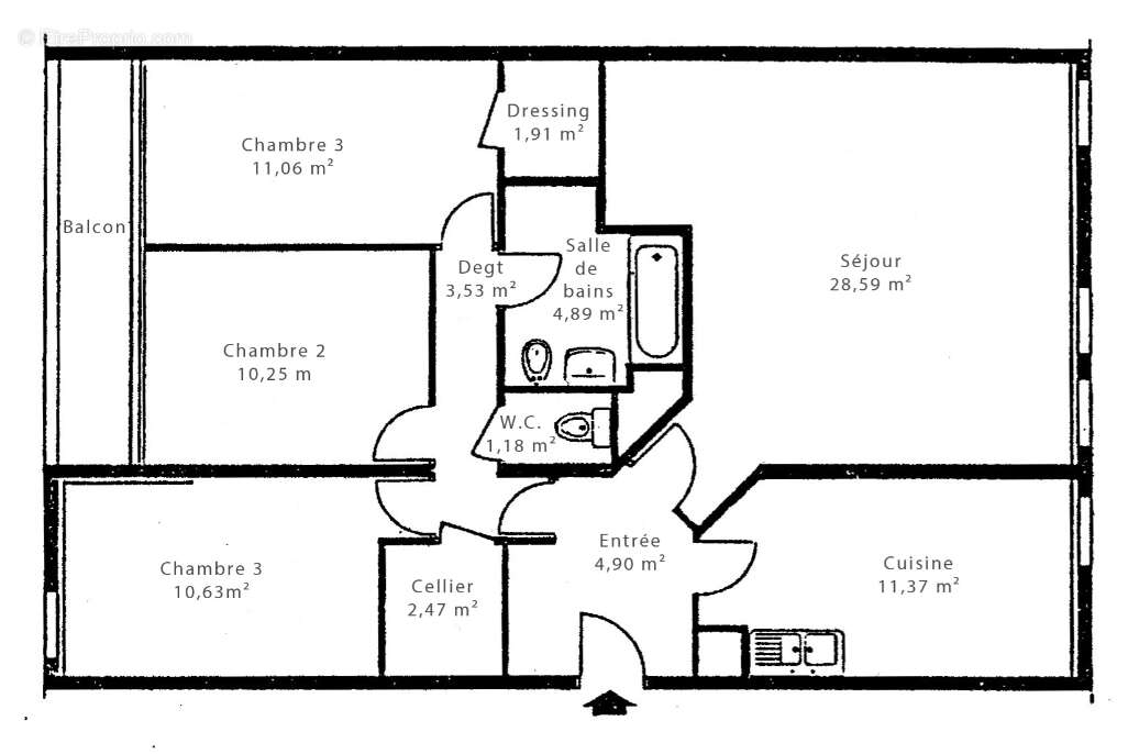 Appartement à NANTERRE